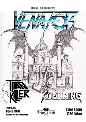 Live: VENATOR, TITAN KILLER, KÜENRING
