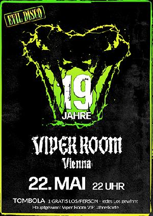 EVIL DISCO - 19 JAHRE VIPER ROOM VIENNA